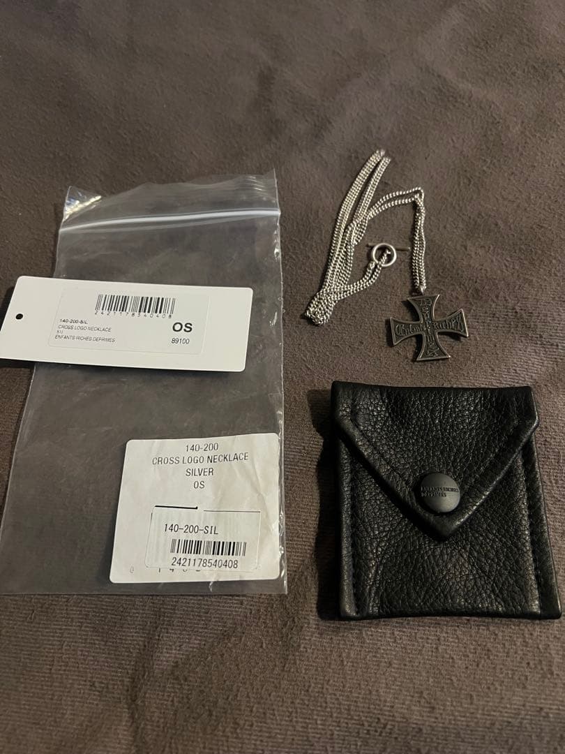 ENFANTS RICHES DEPRIMES クロス ネックレス ERD