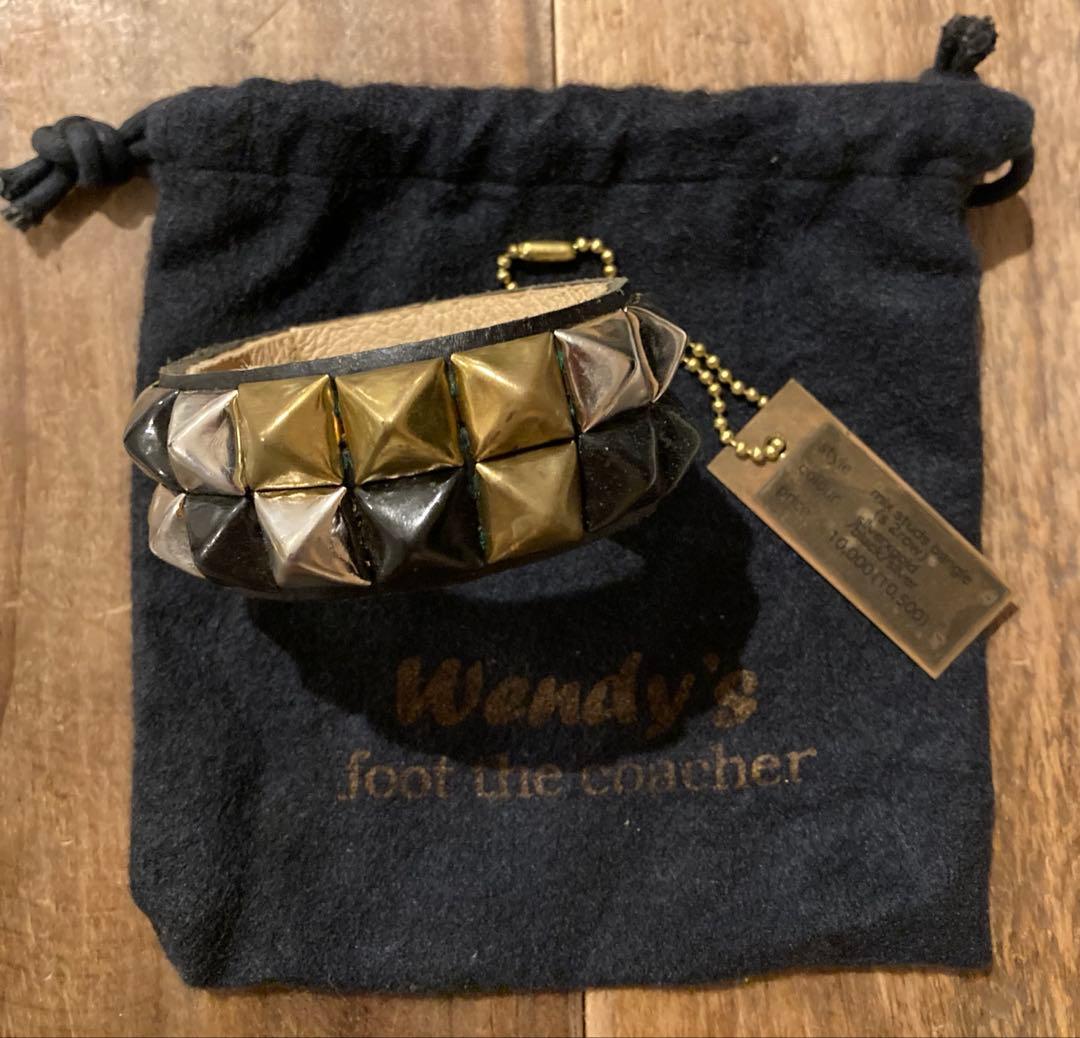 WENDY'S & foot the coacher スタッズ バングル