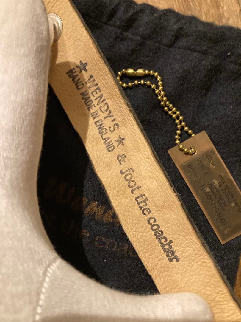 WENDY'S & foot the coacher スタッズ バングル