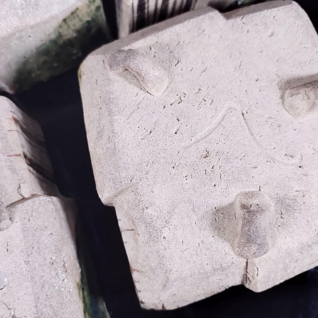 【極稀少】平沢九朗 織部 向付け 骨董 アンティーク 美品 入手困難 レトロ