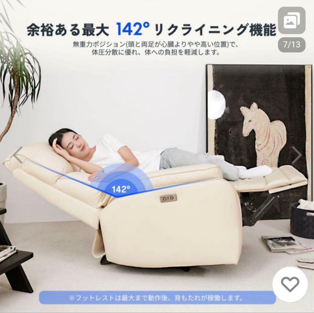 マユゲ犬　Flexispot 電動リクライニングソファ X5