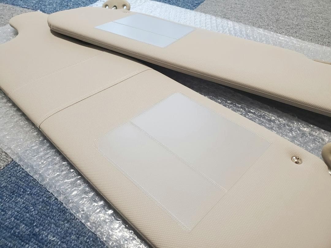 70系ランクル用　純正 サンバイザー 左右　アイボリー　前期・後期 取付OK☆