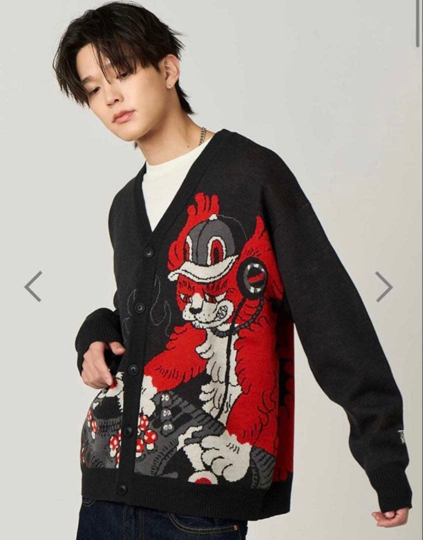 完売品　グラニフ×石黒亜矢子　カーディガン　DJ NYAO