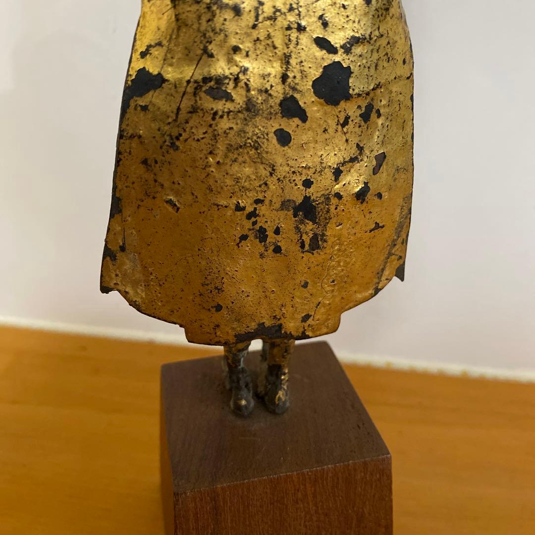 タイ 仏教美術 仏像 銅鍍金 宝冠仏像