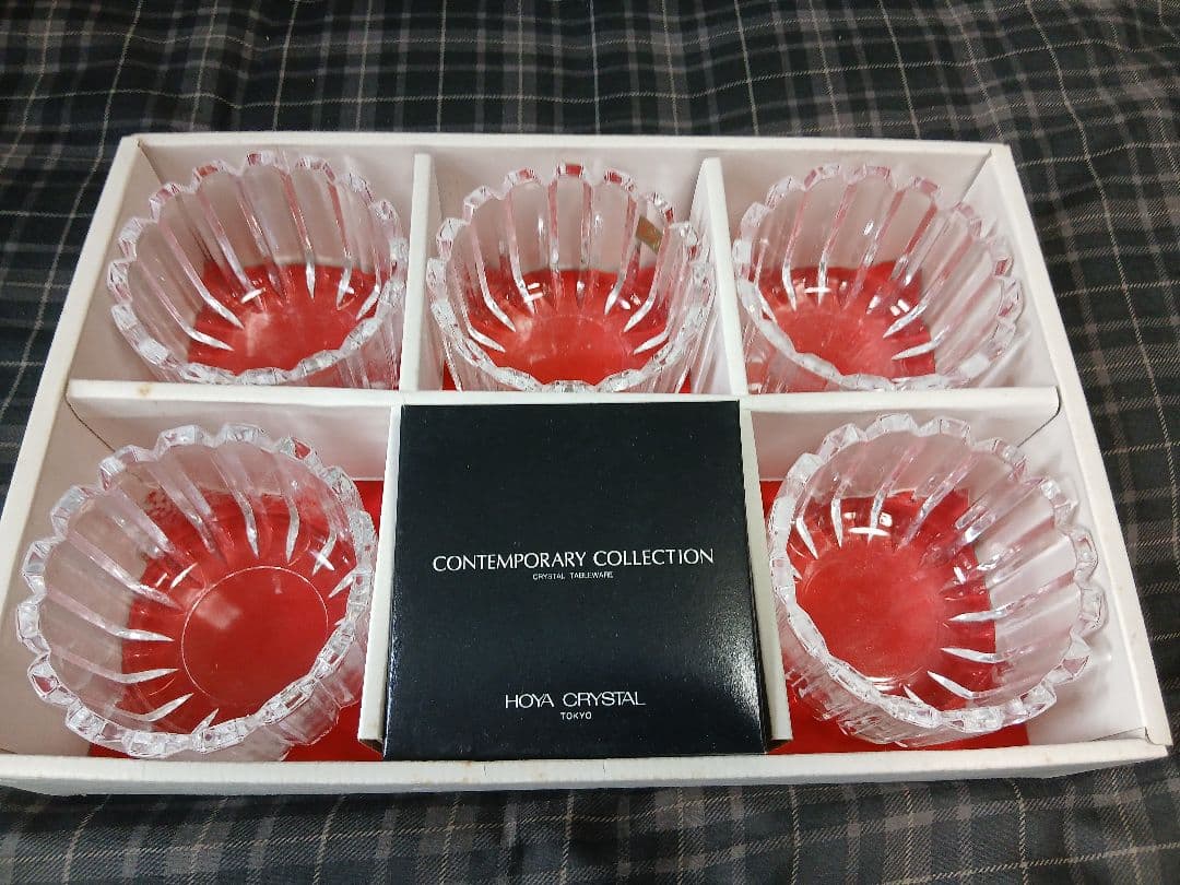HOYA　CRYSTAL/ホヤクリスタル ガラス小鉢 5客セット