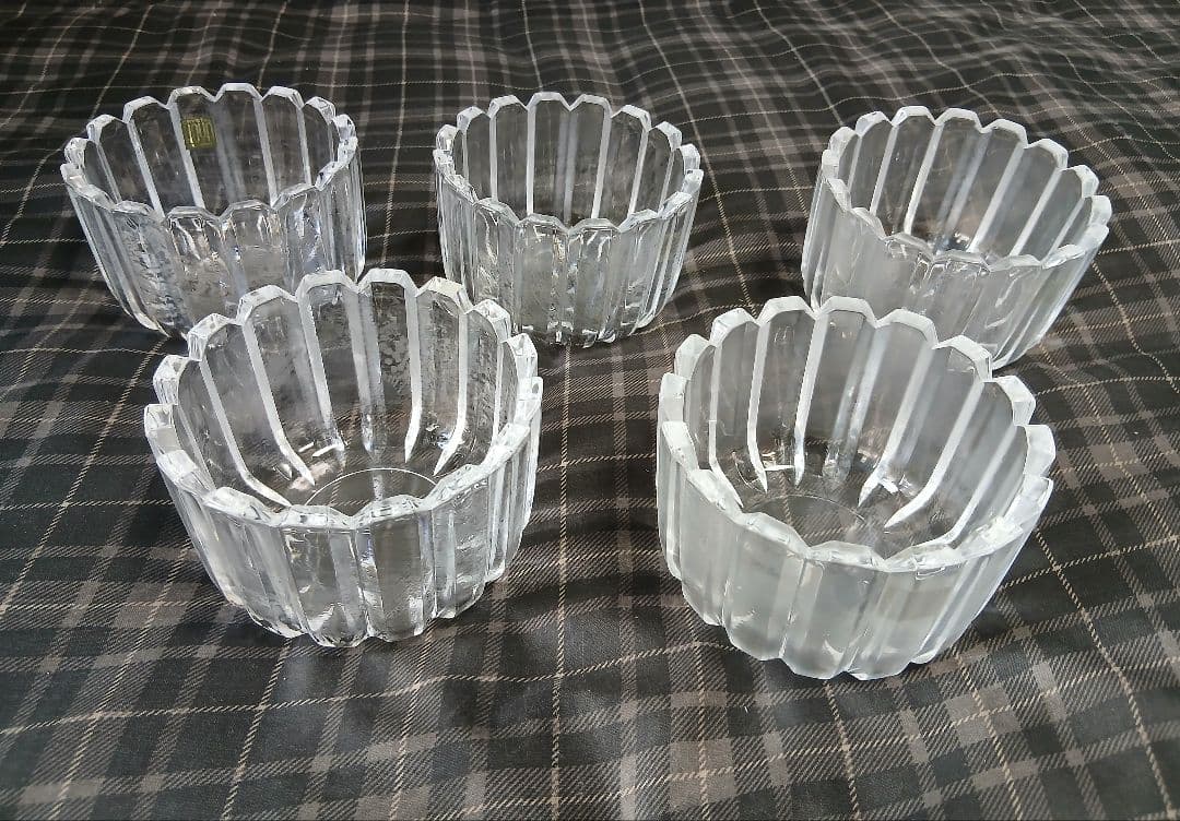 HOYA　CRYSTAL/ホヤクリスタル ガラス小鉢 5客セット