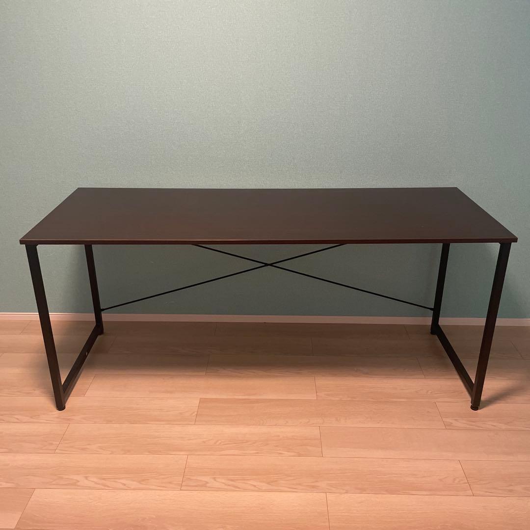 サンワダイレクト シンプルワークデスク100-DESKF006BR