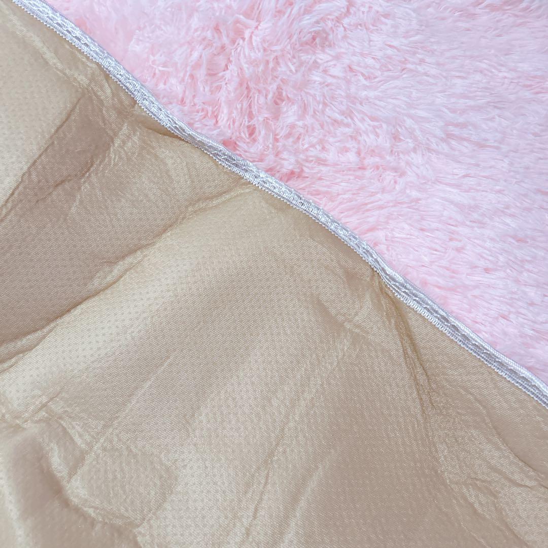 10%off✨️￤ラグカーペット￤マット￤絨毯￤200x300￤桃色￤滑り止め4つ