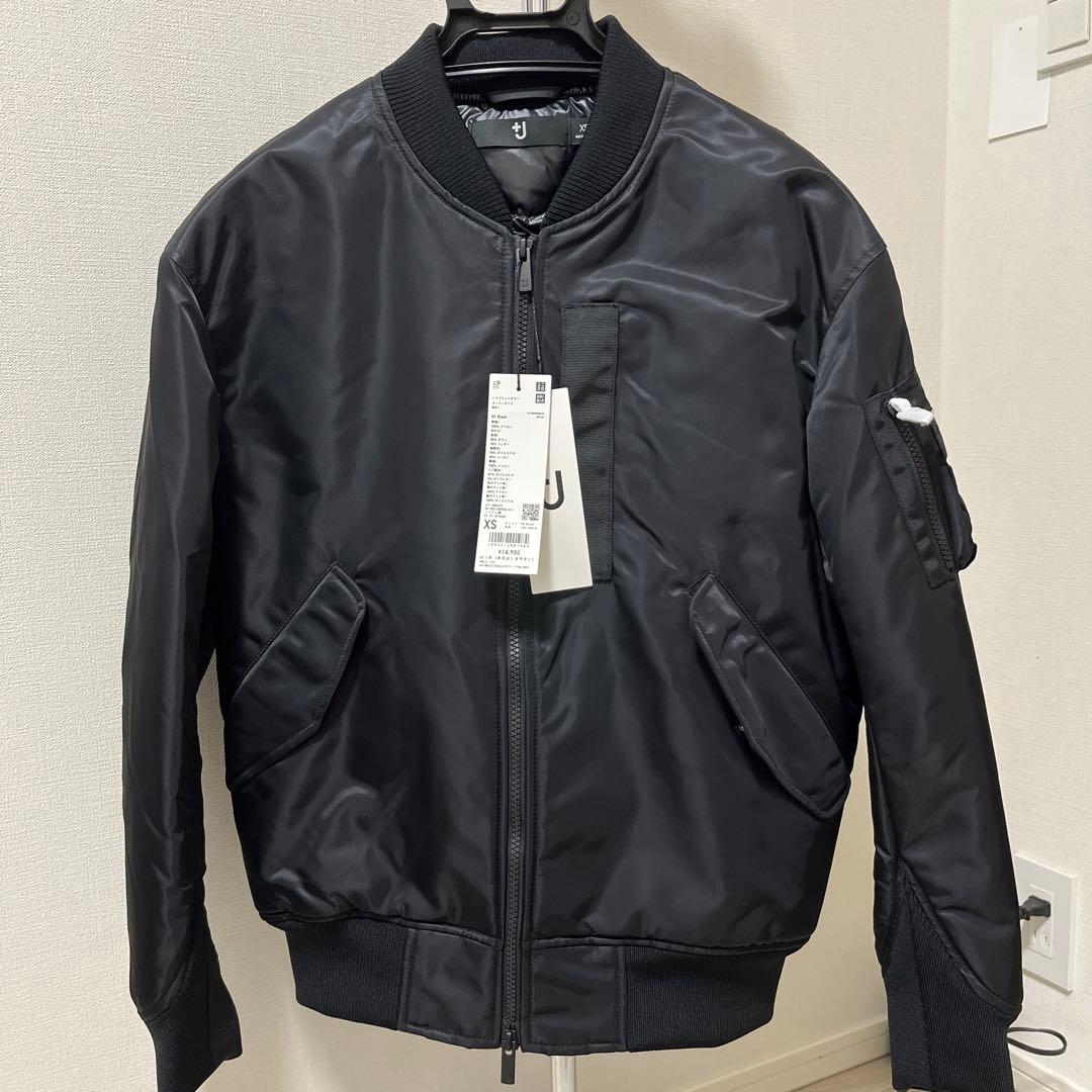 復刻版UNIQLO +J ハイブリッドオーバーサイズMA-1 XS ブラック