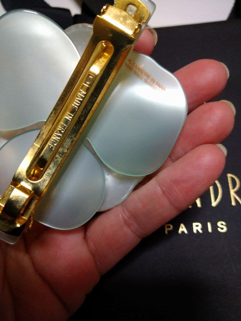 アレクサンドルドゥパリ カメリア バレッタ