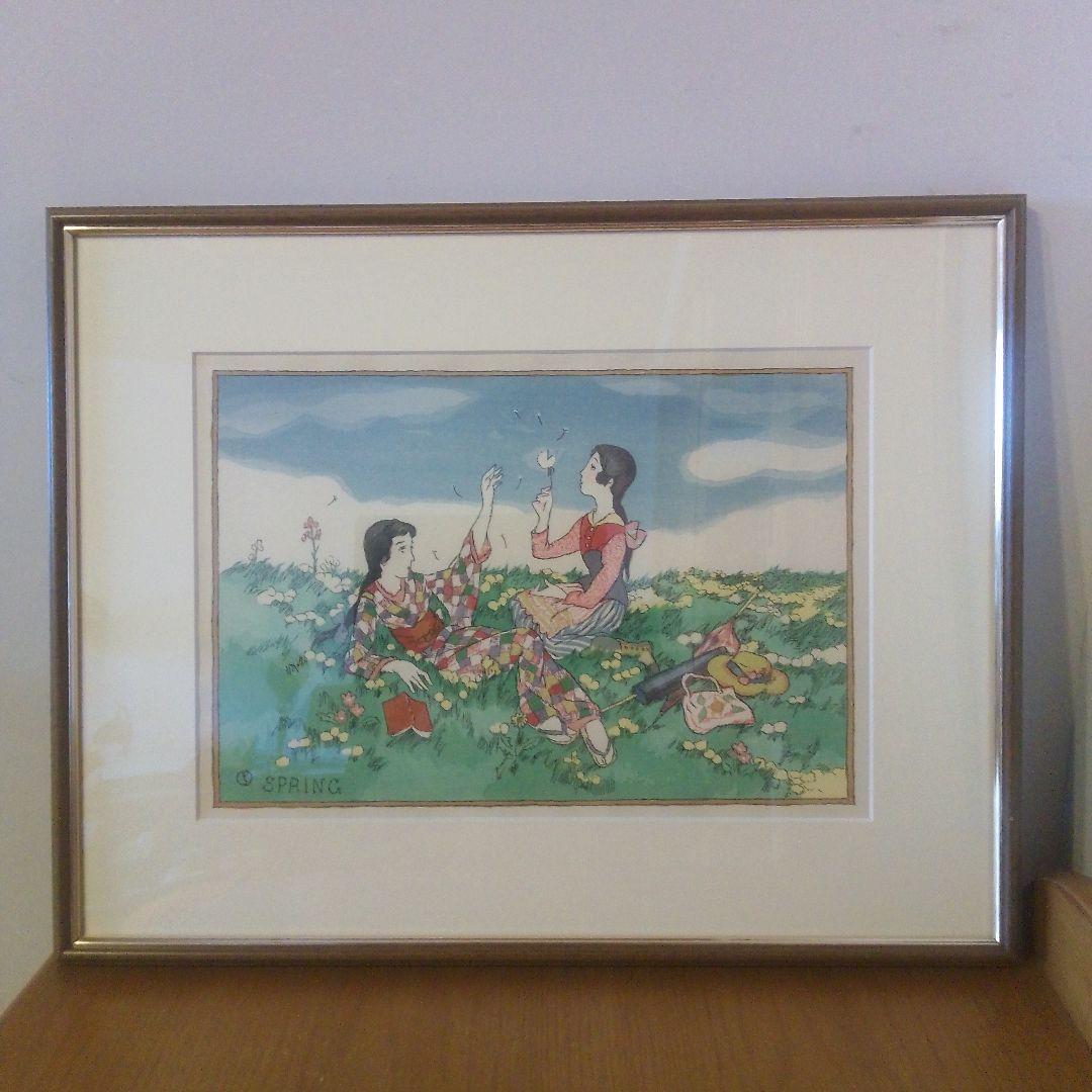 竹久夢二　スプリング　本土のみの方　色状態大変良い状態です。