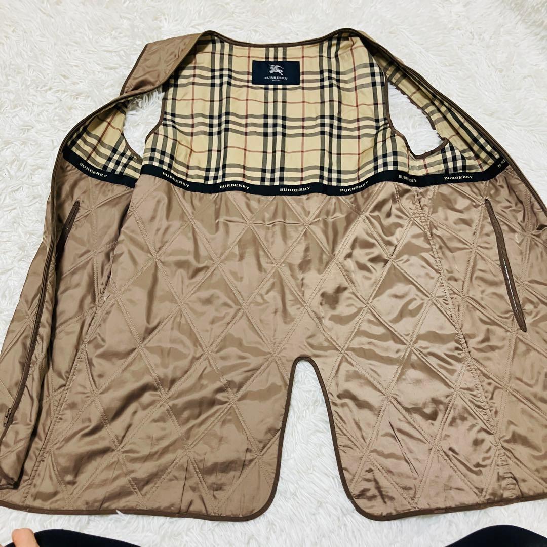 バーバリーロンドン　ステンカラーコート　ベージュ　ライナー　トレンチコート