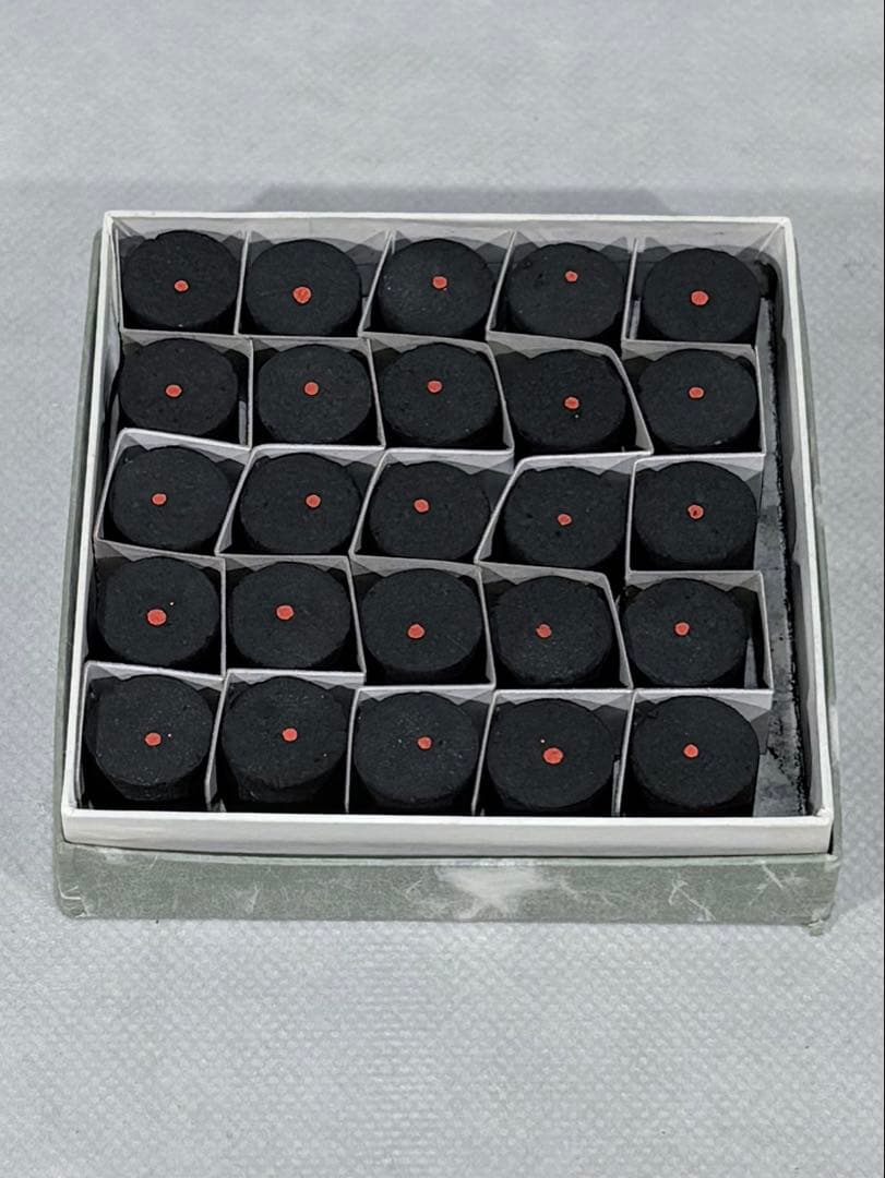 茶道具　七事式　黒真塗 香盆セット (香炭団、白檀香付) 美品　送料込