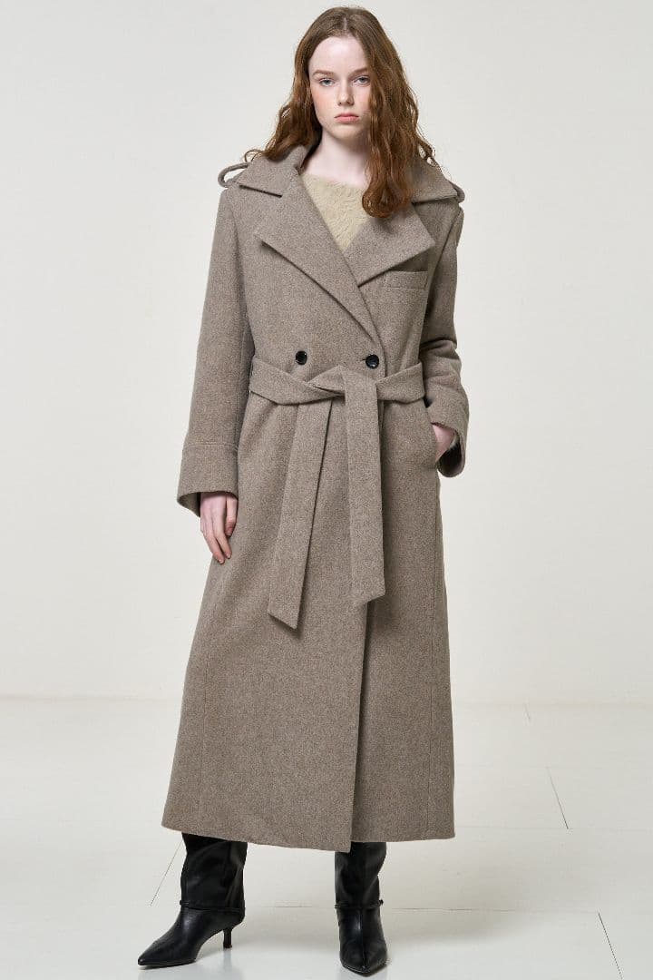 thetoe　Fleet wool coat