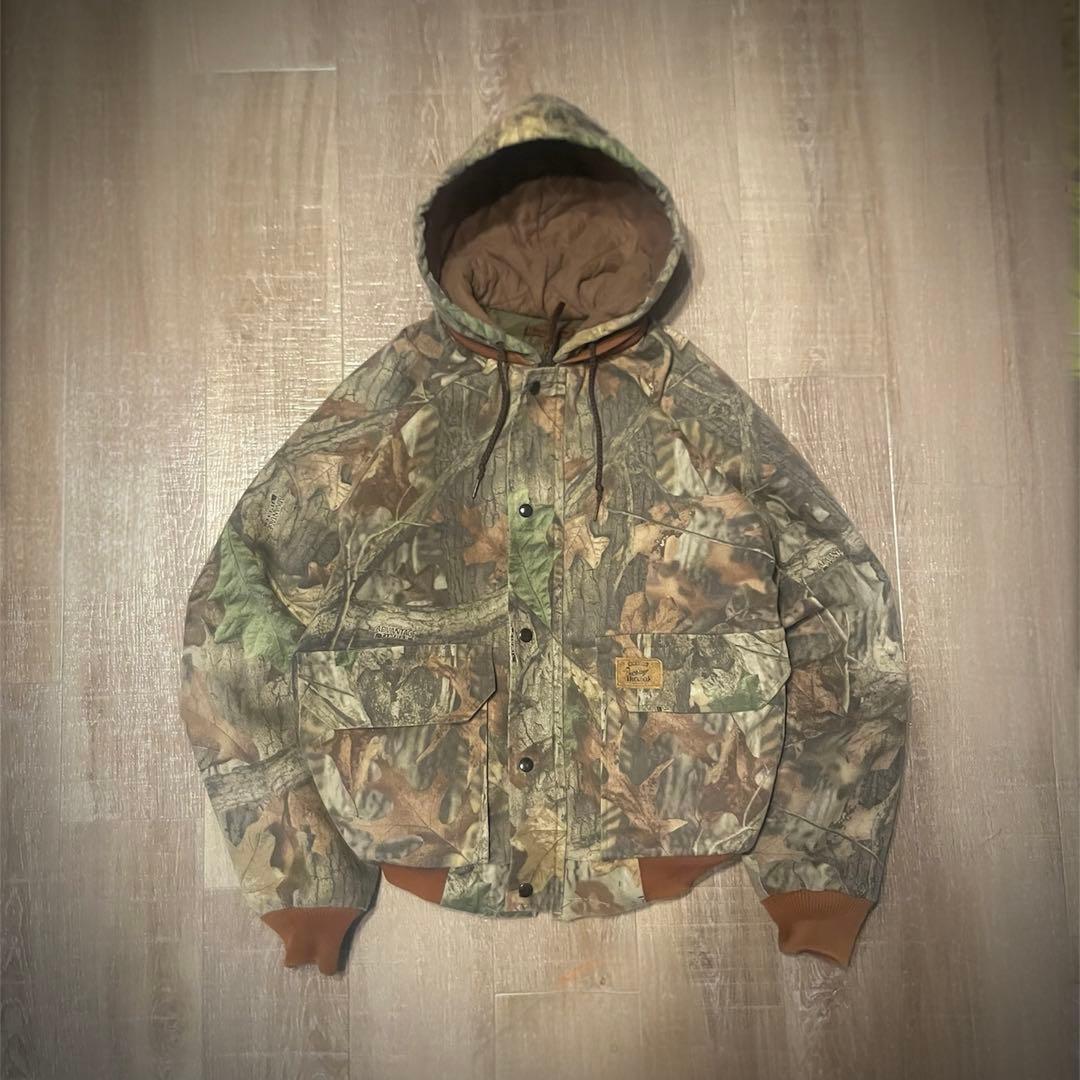 90s Duxbak リアルツリーカモ パディング ジャケット vintage