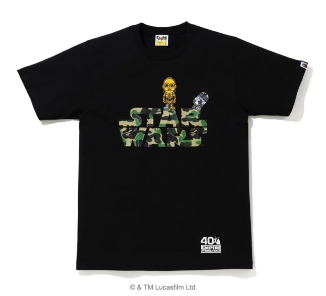 【新品】A BATHING APE スターウォーズ　コラボ　APE　Tシャツ　L