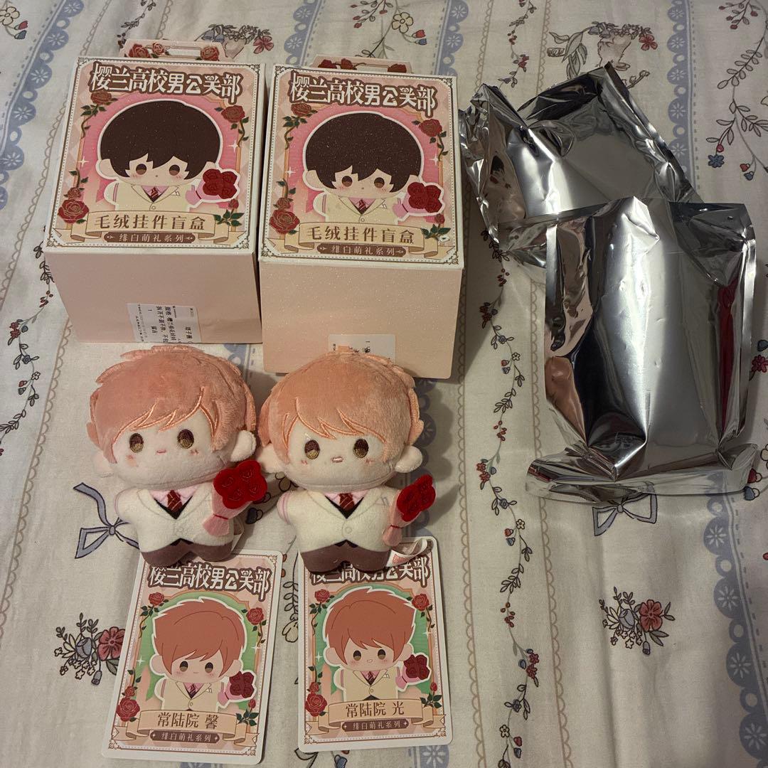 桜蘭高校ホスト部 中国限定 ぬいぐるみキーホルダー 常陸院馨　常陸院光