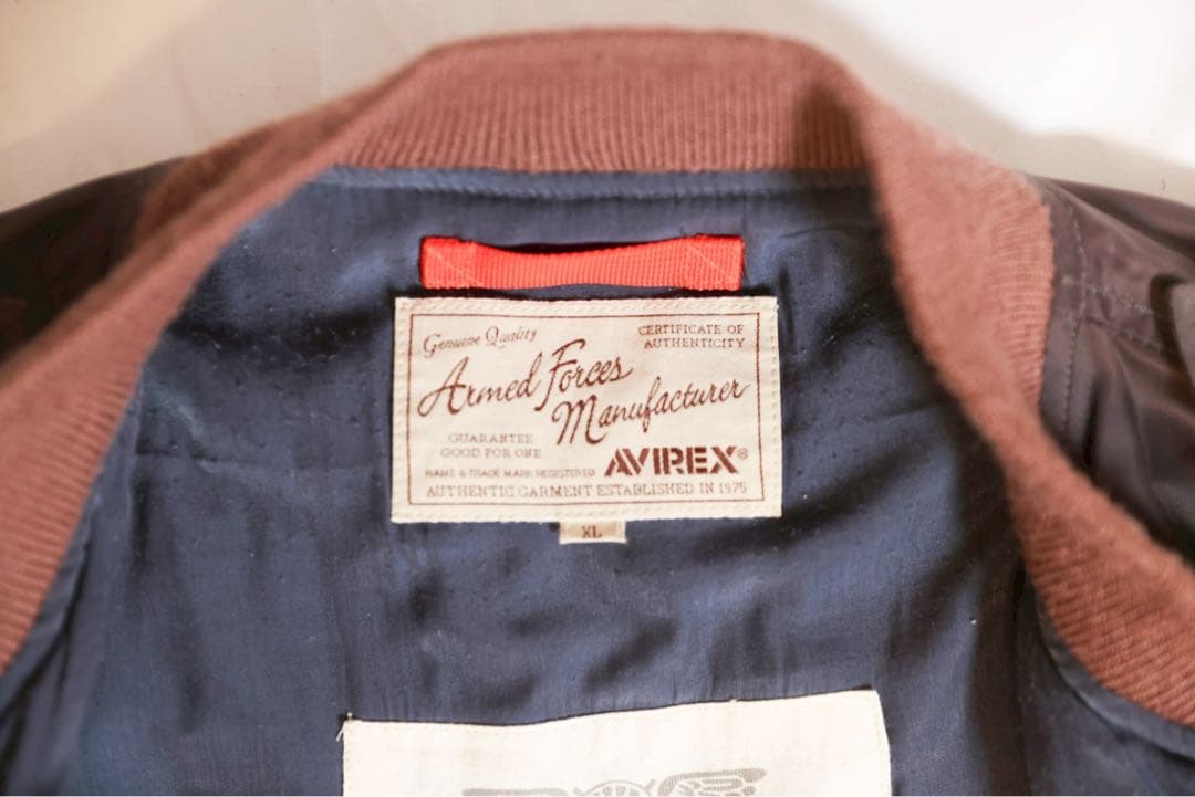 AVIREX MA-1 フライトジャケット XL 美品