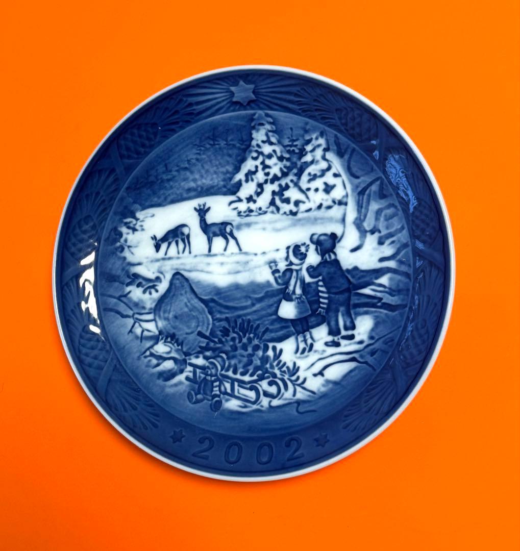 ロイヤルコペンハーゲン 冬の皿4枚セット 2002-2005