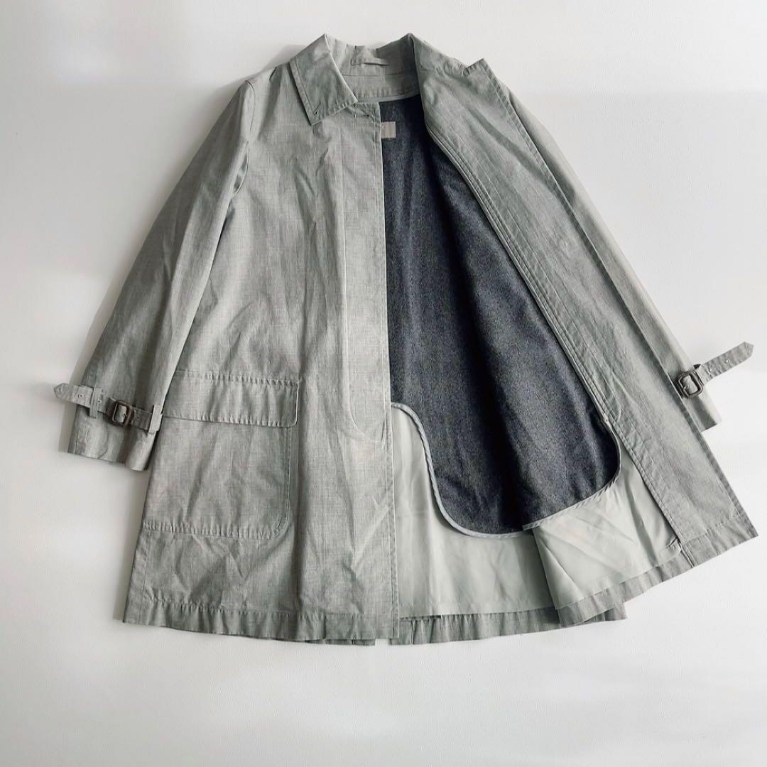 マーガレットハウエル　ステンカラーコート　ウールライナー付　Aライン