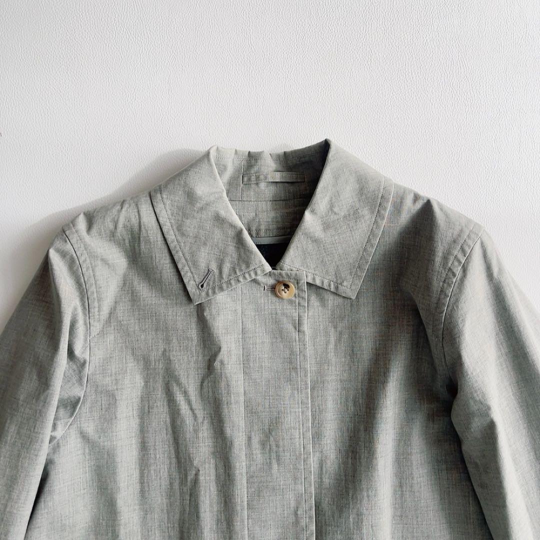 マーガレットハウエル　ステンカラーコート　ウールライナー付　Aライン