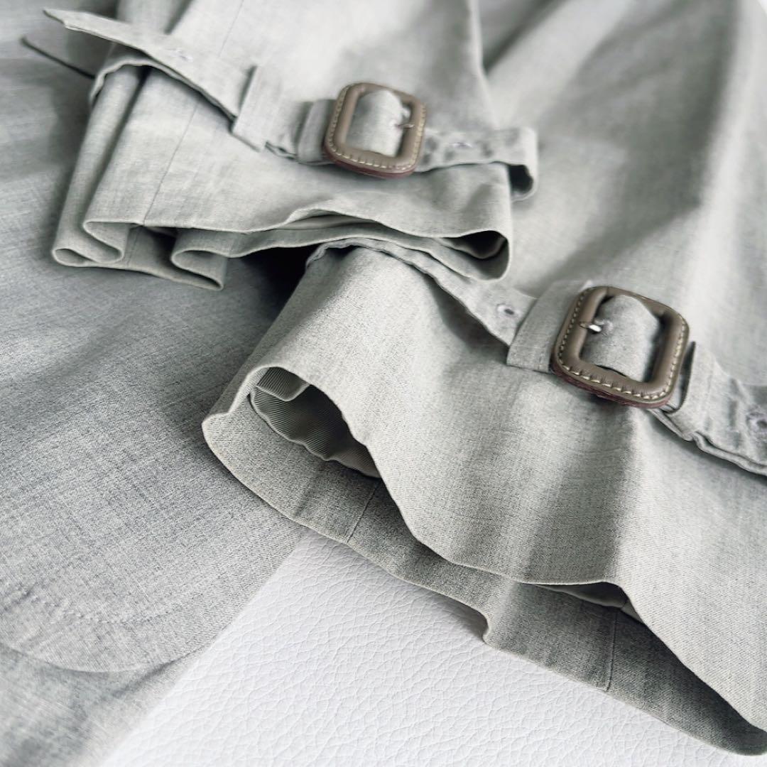 マーガレットハウエル　ステンカラーコート　ウールライナー付　Aライン