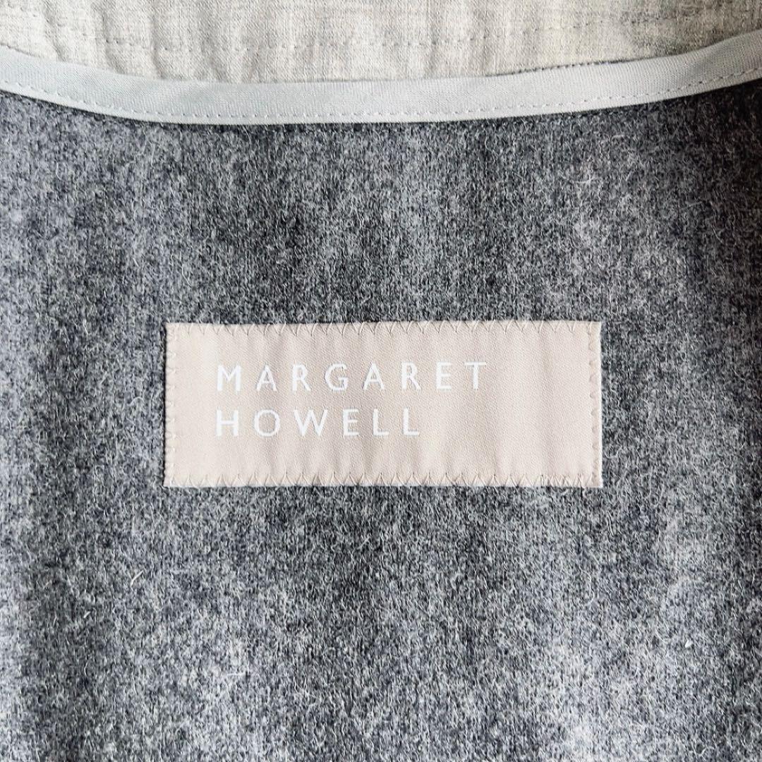 マーガレットハウエル　ステンカラーコート　ウールライナー付　Aライン