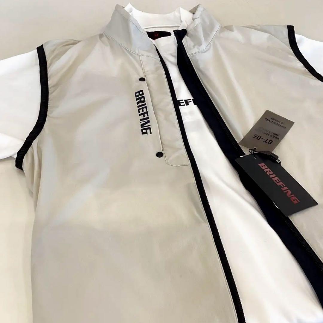 新品　BRIEFING POCKETABLE WIND VEST ベージュ
