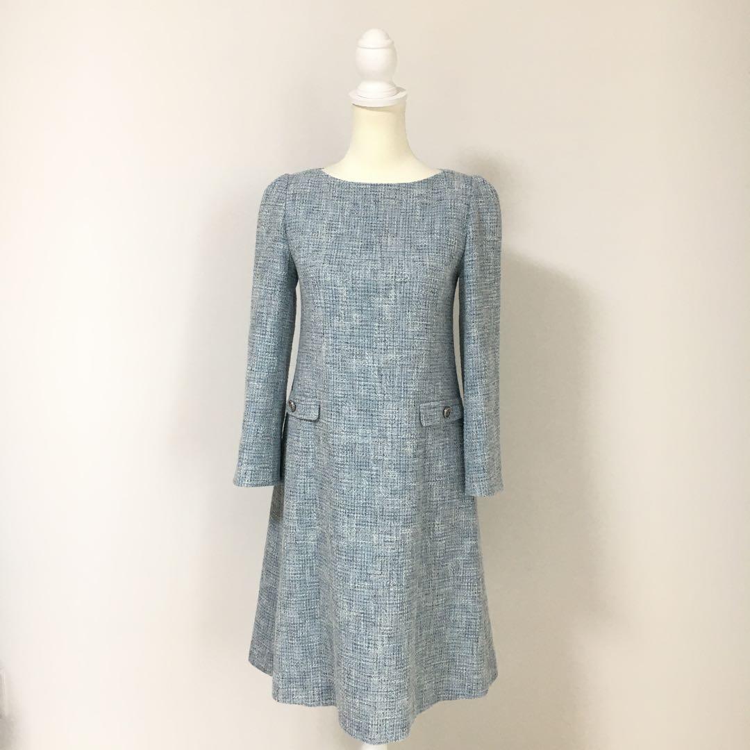 新作美品　FOXEY フォクシー　ウォッシャブルツイード　現行　ワンピース