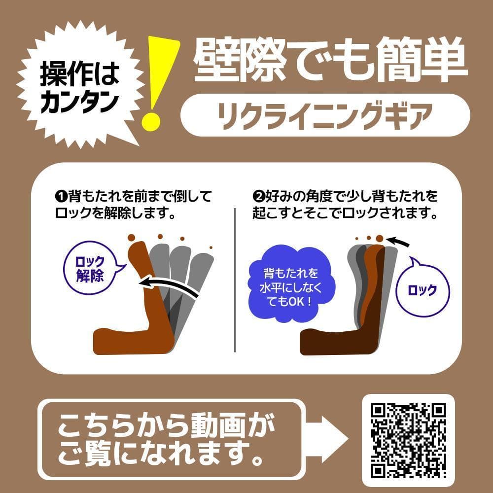 座椅子リクライニング14段ギア リクライニングチェアーコンパクト【ダークブルー】