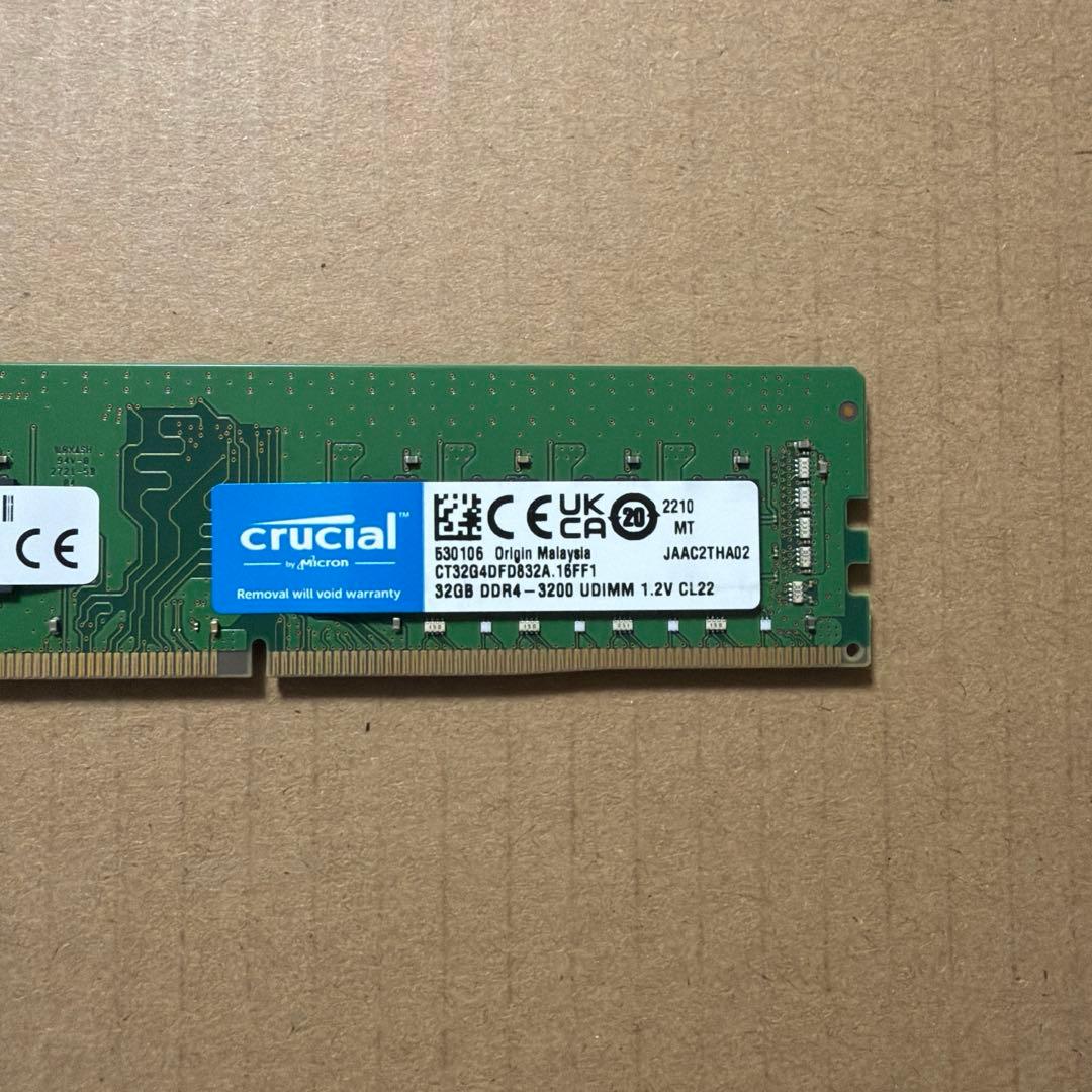 [20] デスクトップ PC メモリ32GB DDR4 3200