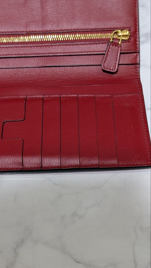 【早いもの勝ち価格】TOMFORD メンズレザー二つ折り財布 バーガンディ