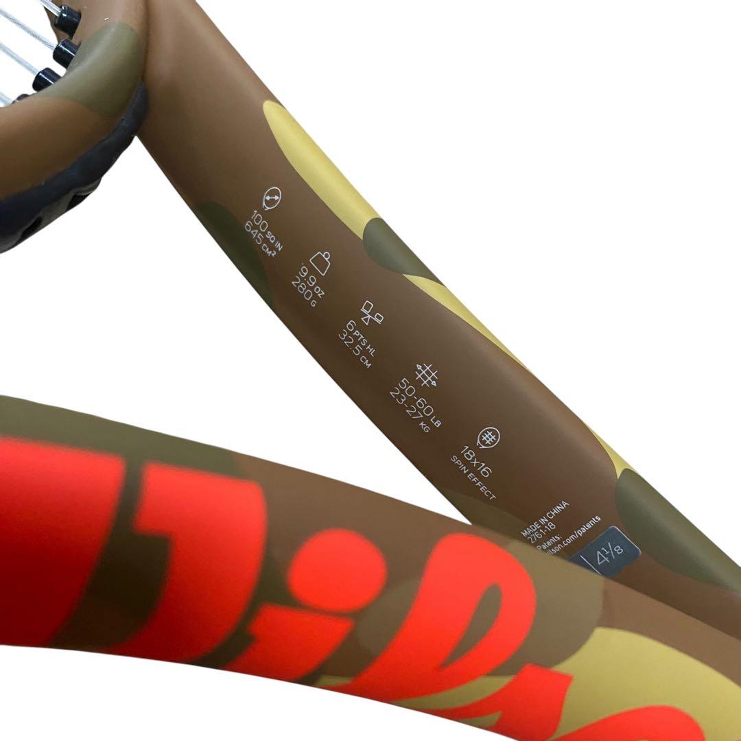 美品 希少 Wilson BURN CAMOEDITION g1 錦織圭 迷彩