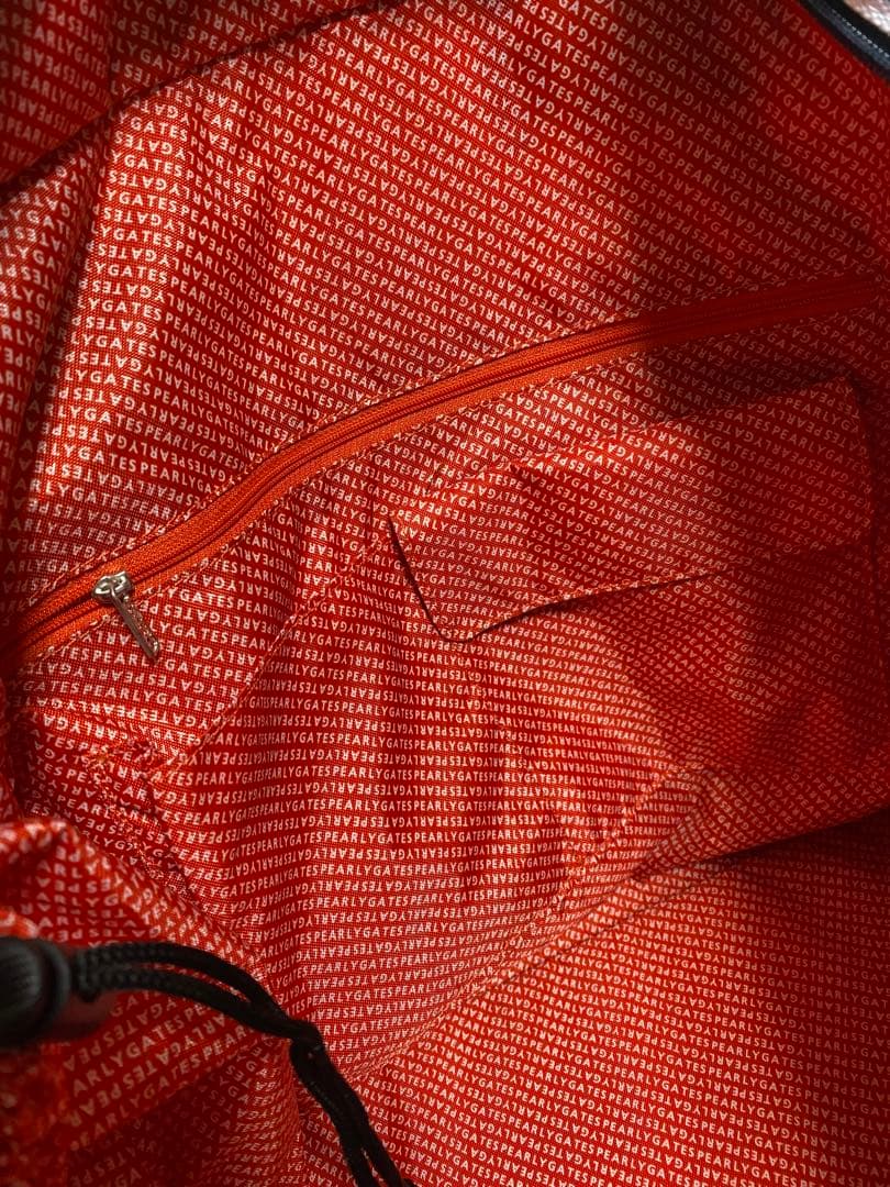 【美品】 パーリーゲイツ ボストンバッグ　ボーダー柄　PEARLY GATES