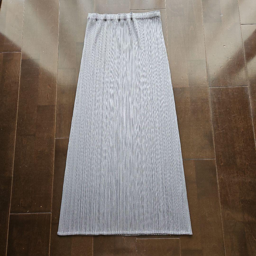 PLEATS PLEASE プリーツプリーズ ロングスカート グレー サイズ3