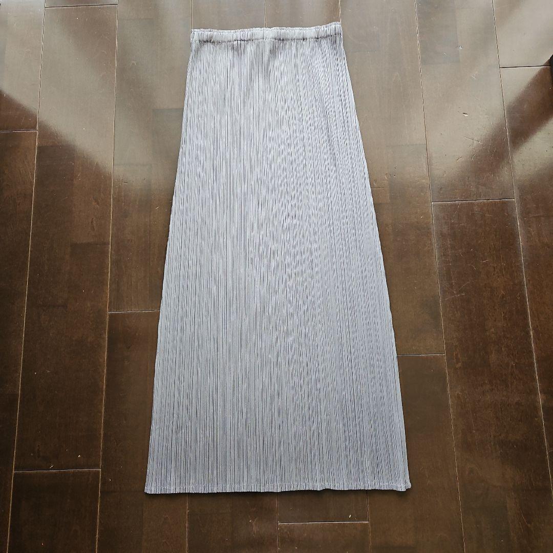 PLEATS PLEASE プリーツプリーズ ロングスカート グレー サイズ3