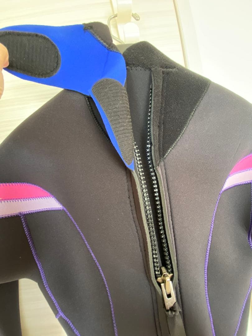 cyber フルスーツ 黒 紫 ピンク レディース フルオーダー 3mm