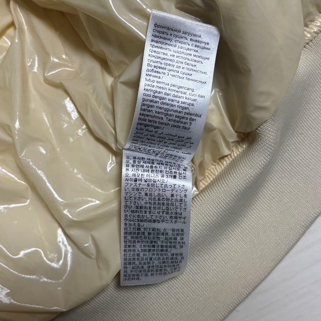 夢*♫様 カルバンクライン ジーンズ ダウンジャケット S 白 ホワイト クリー