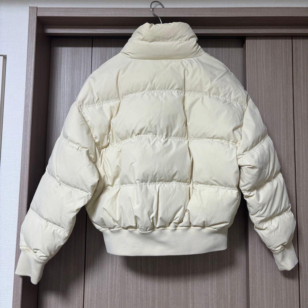 夢*♫様 カルバンクライン ジーンズ ダウンジャケット S 白 ホワイト クリー