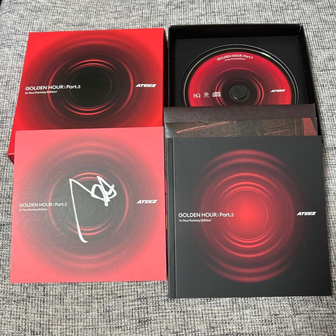 ATEEZ In Your Fantasy CDアルバム 直筆サイン サン②
