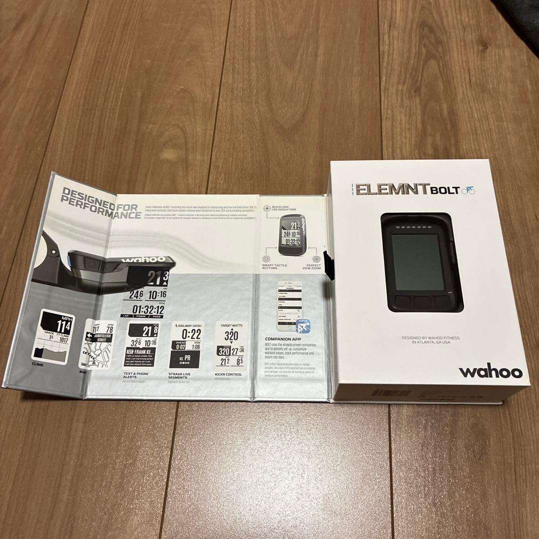 wahoo ELEMENT BOLT V1 GPSバイクコンピューター セット