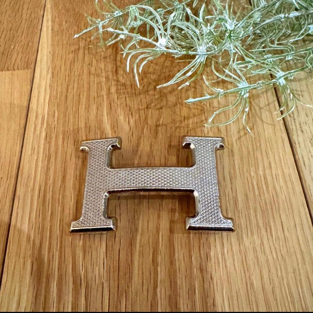 HERMES エルメス コンスタンス ベルト ブラック×ブラウン Hバックル