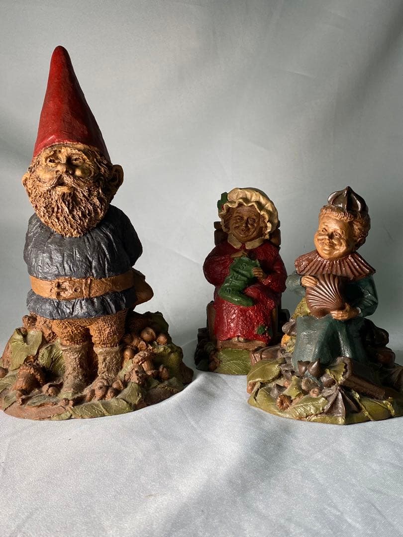 1262❣️ カリン　社　小人　　人形　3セット