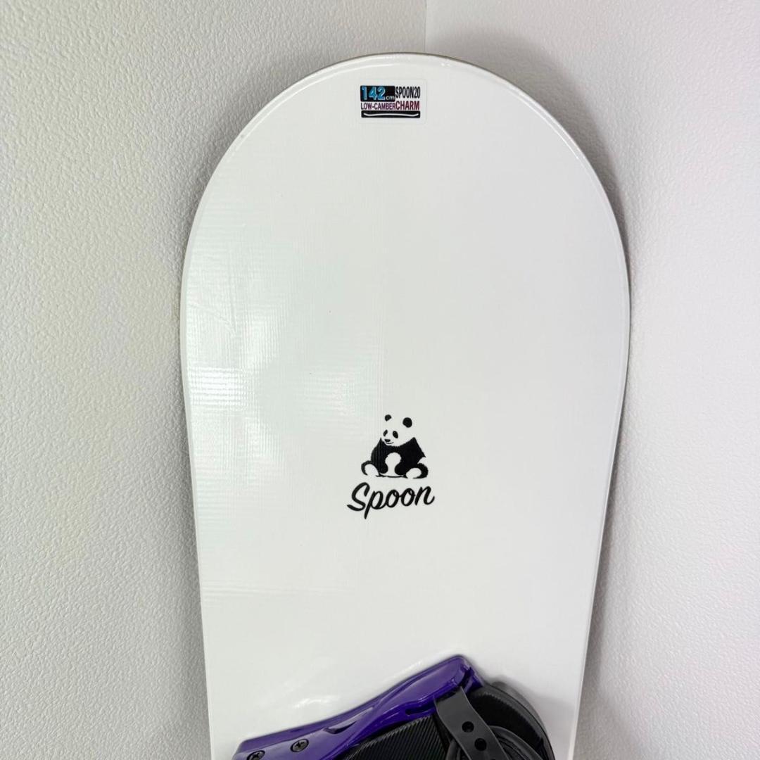 【美品】Spoon Charm 142cm スノーボード パンダ 9129