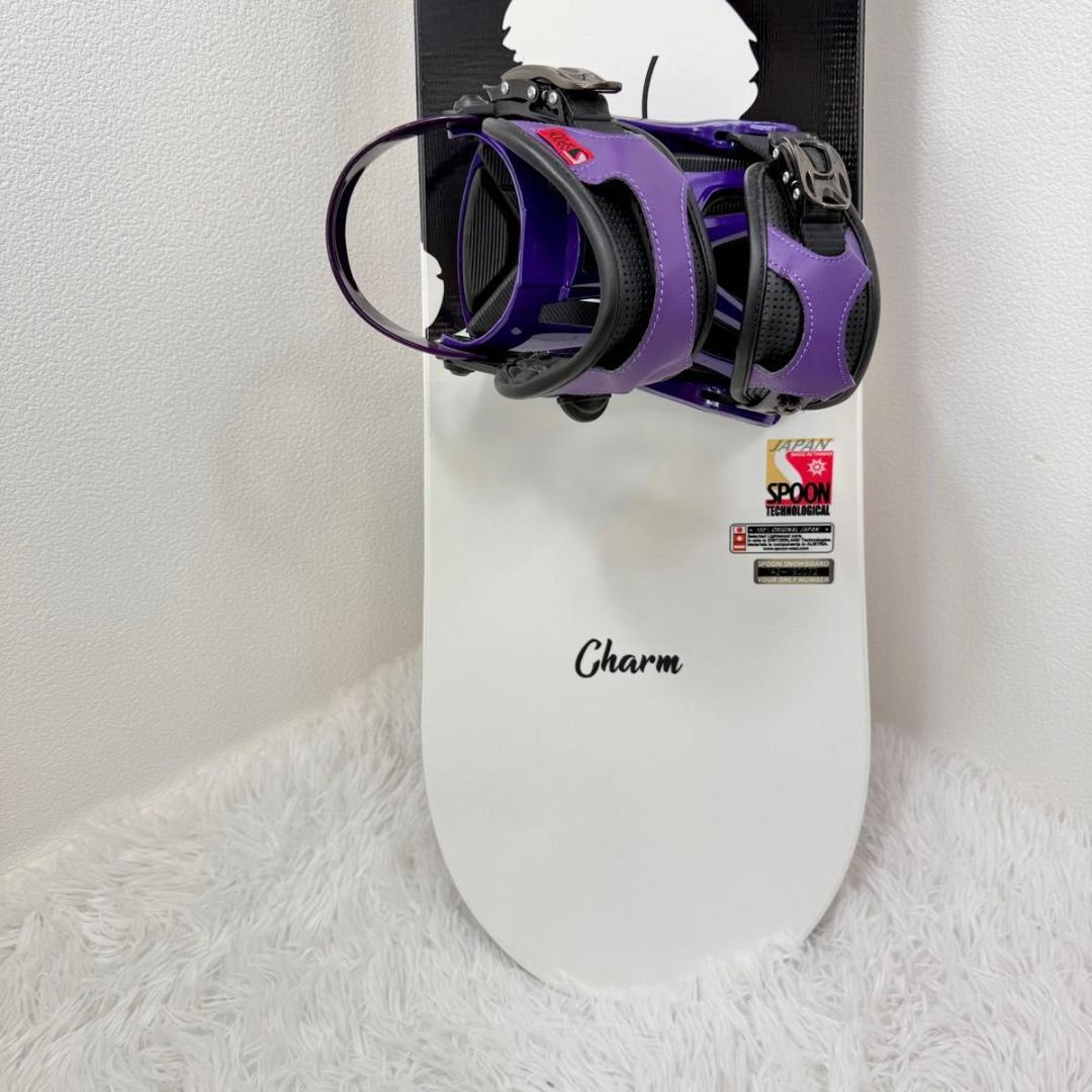 【美品】Spoon Charm 142cm スノーボード パンダ 9129