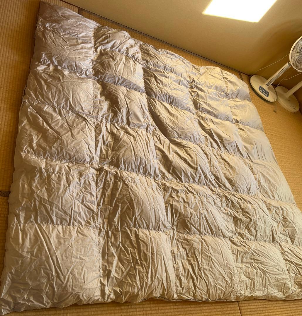 リフォームした羽毛布団　合掛け　クイーンサイズ