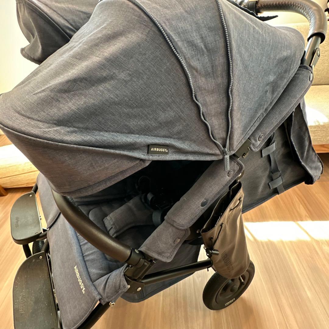 【値下げ中】Airbuggy ココダブル フロムバース アースブルー