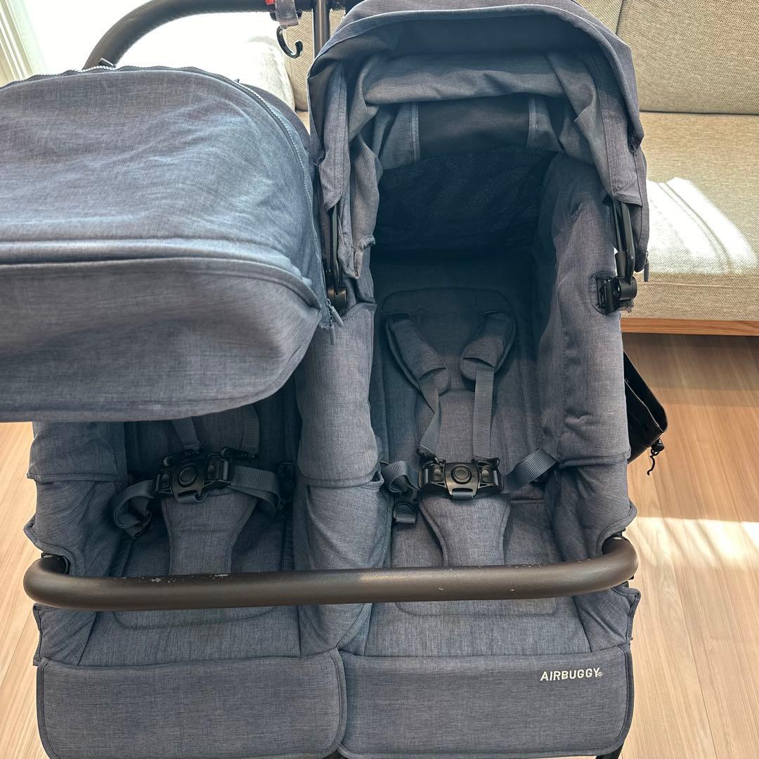 【値下げ中】Airbuggy ココダブル フロムバース アースブルー
