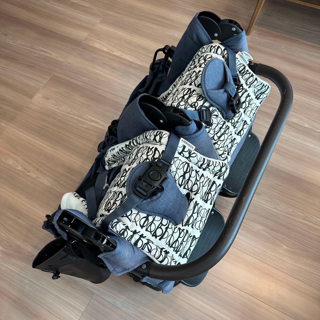 【値下げ中】Airbuggy ココダブル フロムバース アースブルー