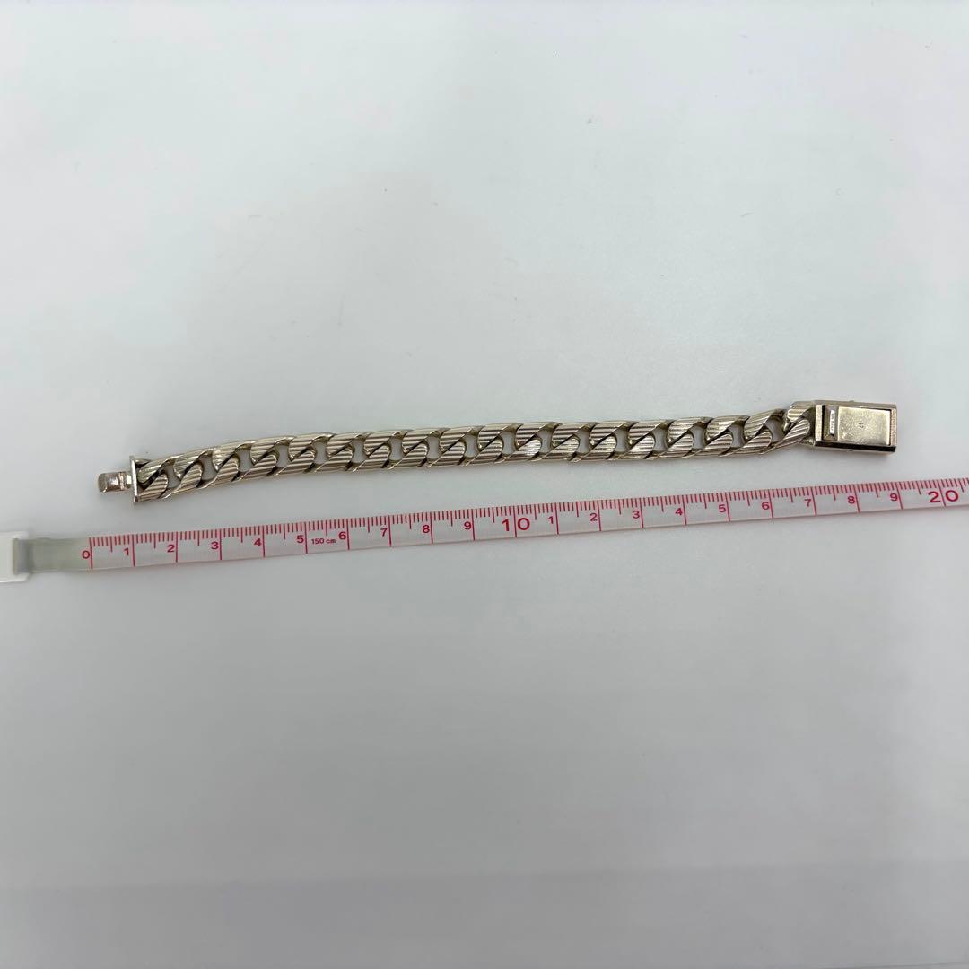 グッチ ブレスレット 喜平 ストライプ シルバー 925 GUCCI 913